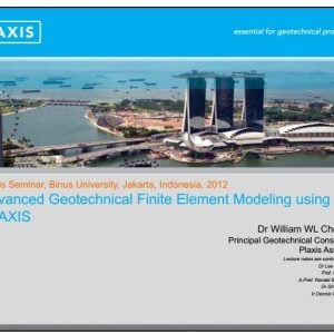 Advanced Geotechnical Finite Element Modeling using PLAXIS