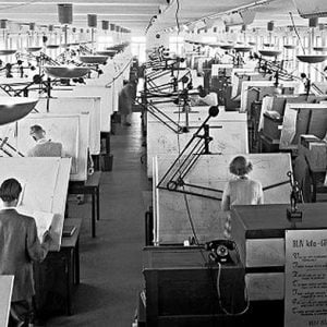 19 Amazing Vintage Photos That Show How People Worked Before AutoCAD