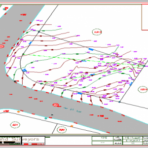 Contour plan dwg template