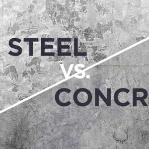 What is better steel or concrete?