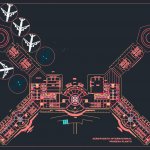 Airport Architectural Free Drawings