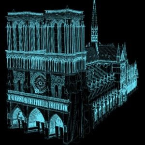 3D Laser Scans Saved in 2015 Could Help Rebuild The Notre Dame