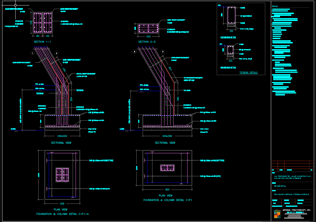 Steel Column Footing Foundation Detail | Steel columns, Footing foundation,  Steel