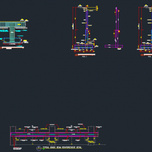 Grade beam and columns free dwg