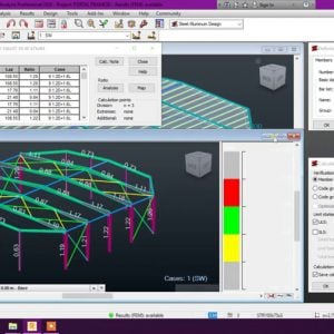 Industrial Shed Design In Robot Structural Analysis