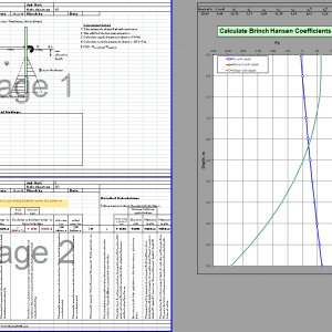 Box Pile Design calculations Spreadsheet