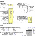 Corbel Analysis per ACI and IBC code spreadsheet