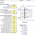 End Plate Moment Connection Spreadsheet