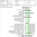 Prestressed ans Post Tensioned Concrete Section Spreadsheet