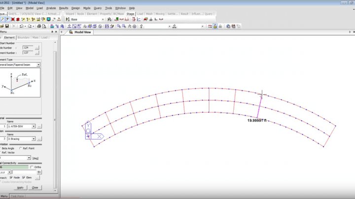 Steel Composite Curved Girder Bridge Design MIDAS