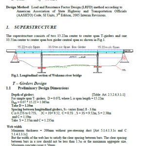 T-Girder Design Example Note