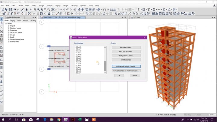 10 Storied Building Design in Etabs – (Part 05)