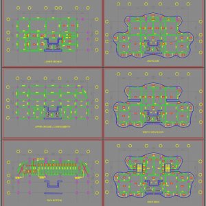 As-Built Structural Keyplan Autocad Drawing