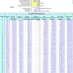 Loan Monthly Payments and Amortization schedule Spreadsheet