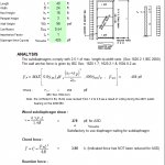 Subdiaphragm Design Spreadsheet