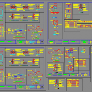 WAREHOUSE SHOP BUILDING Structural Details Autocad Drawing