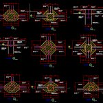 Web Girder Anchorage Autocad Free Drawing