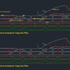 Airport Runway Design Autocad Drawing