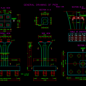 General Drawing Of Pier