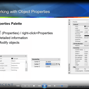Object Information in AutoCAD 2020 Webinar