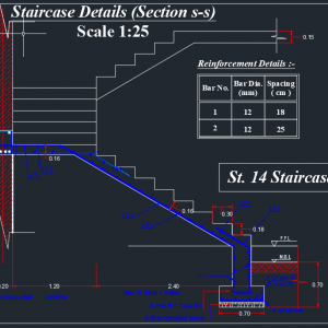 Staircase Details Autocad DWG File