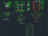 Drainage Manhole Detail - Autocad Drawing