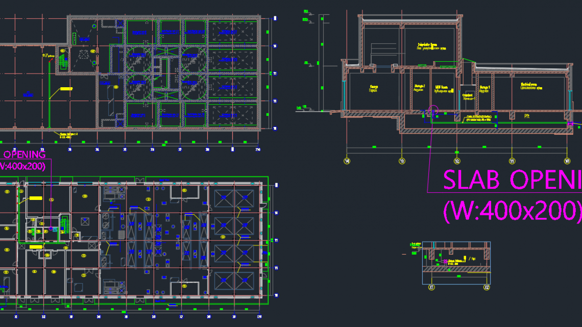 Sewage Treatment Plant – Autocad Drawing