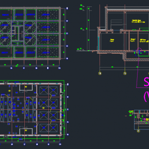 Sewage Treatment Plant - Autocad Drawing