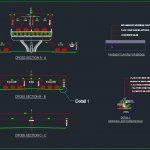 Bridge Typical Cross Section Details Autocad Free DWG