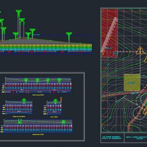 Airport Ring Road Plan Autocad Free Drawing