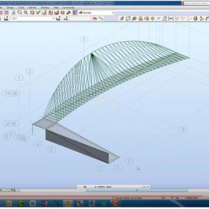 Modelling of Cable bridge Using Robot Structural Analysis Professional 2020