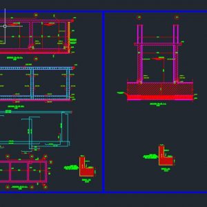 Water Tank Details Autocad Free Drawing