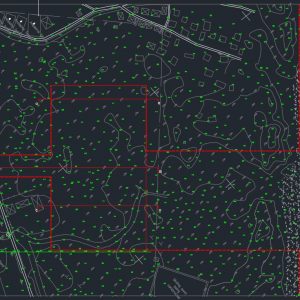 Levelling of Land Port Area Autocad Drawing