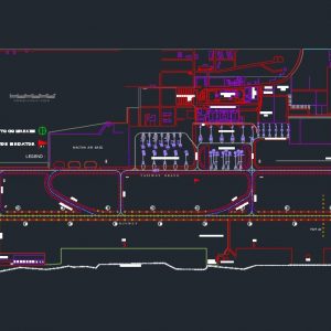 Aircraft Parking Details Autocad Drawing