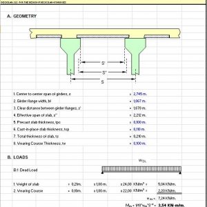 Design of Precast Plank Spreadsheet