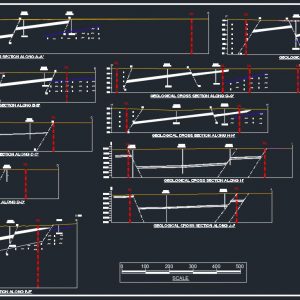 Geological Cross Section Autocad Template