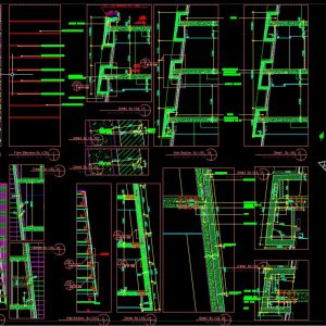 Precast Concrete Walls Details Autocad Drawing