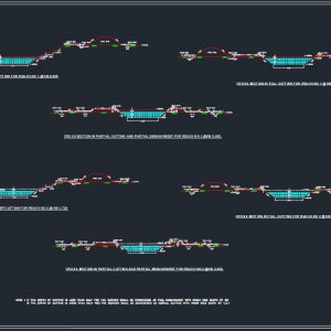 Typical Canal Cross Section Autocad Details