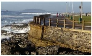 Sea Point promenade seawall, Cape Town