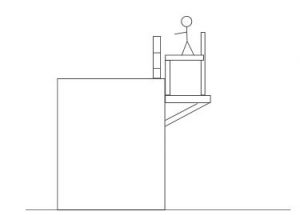 Outrigger scaffold