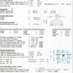 Design Of Isolated Footing Under Vertical Load According to ACI 318-02 Spreadsheet