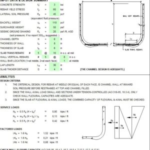 Concrete Floodway Design Spreadsheet