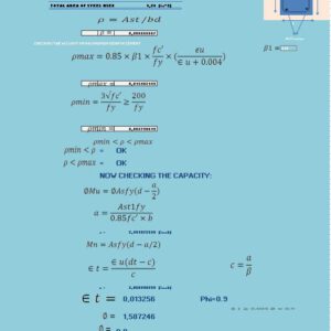 Design Capacity Of Singly Reinforced Beam Spreadsheet