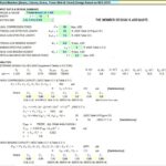 Wood Member Design Spreadsheet