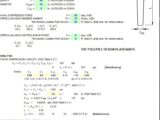 Wood Pole or Pile Design Spreadsheet