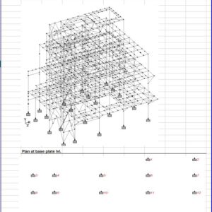 Full Steel Building Design Calculation Spreadsheet