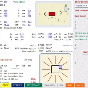 Punching Shear Calculation To BS EN 1992 Spreadsheet