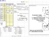 Riveted Plate Girder Section Properties Spreadsheet