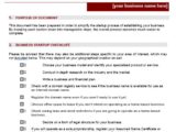 Business Startup Checklist Free Word Format