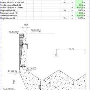 Desilting Basin Design And Calculation Spreadsheet